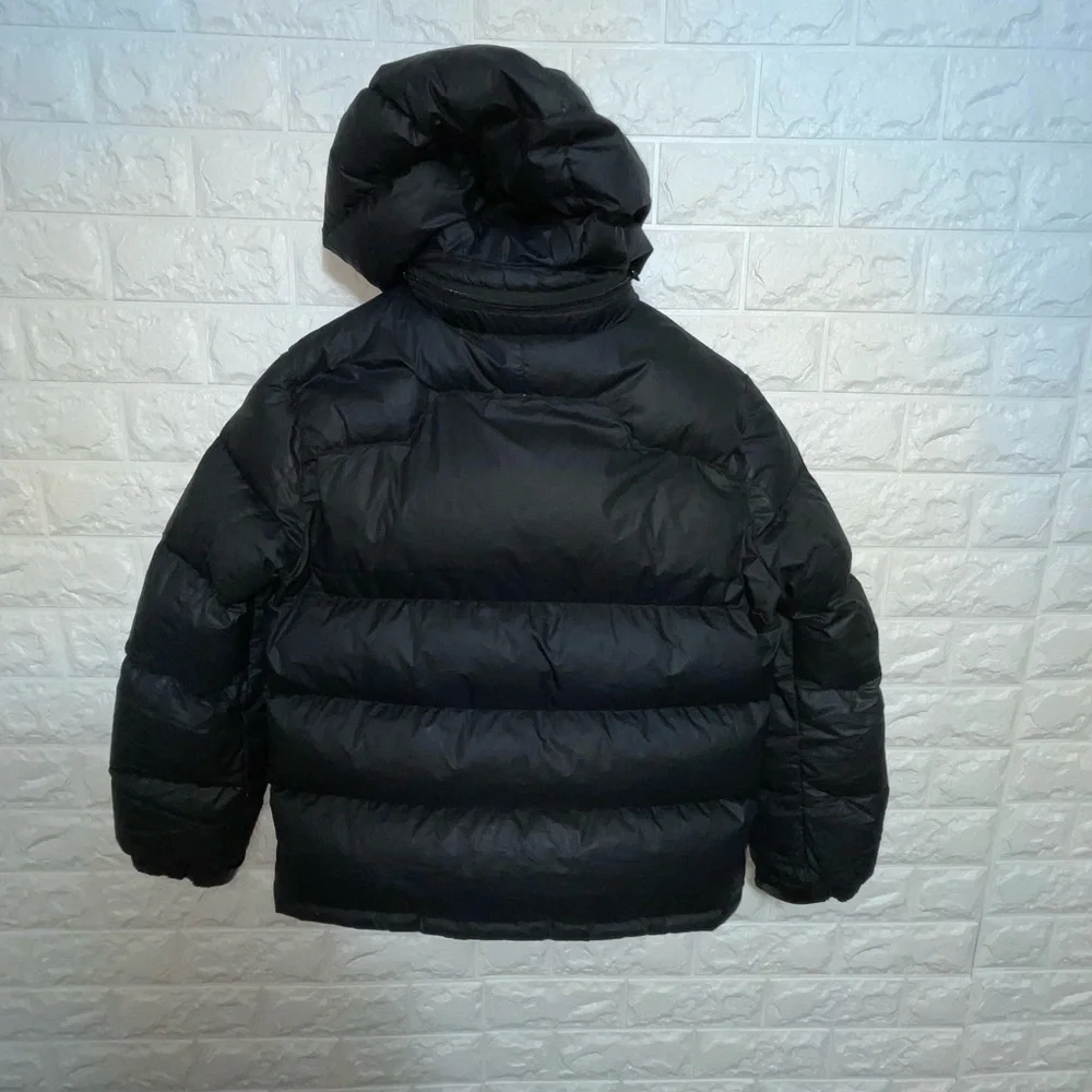 Polo Ralph Lauren Performance Down Puffer Jacket Black Youth L‎ 14-16 Hooded